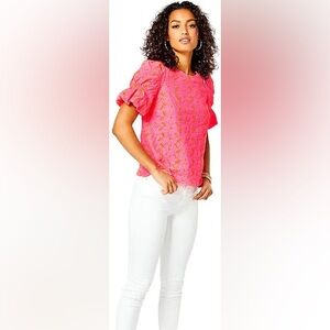NWOT Lilly Pulitzer Lailah eyelet top